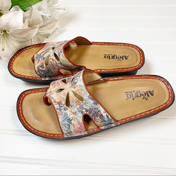 Alegria Shoes - ALEGRIA PG Lite Thong Leather Sandal Size 12